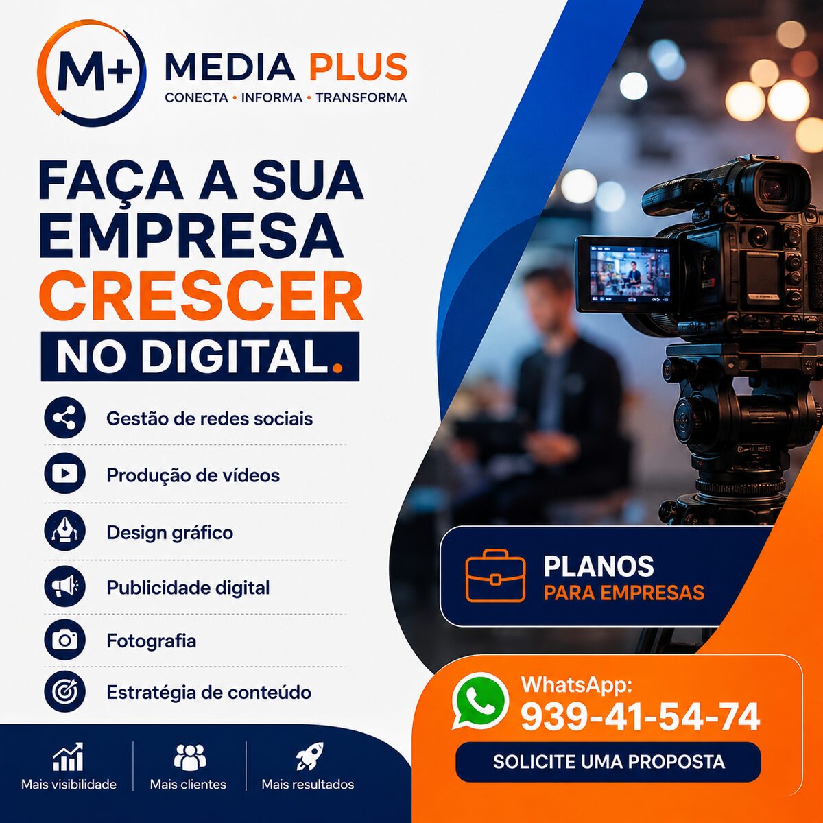Campanha digital de crescimento